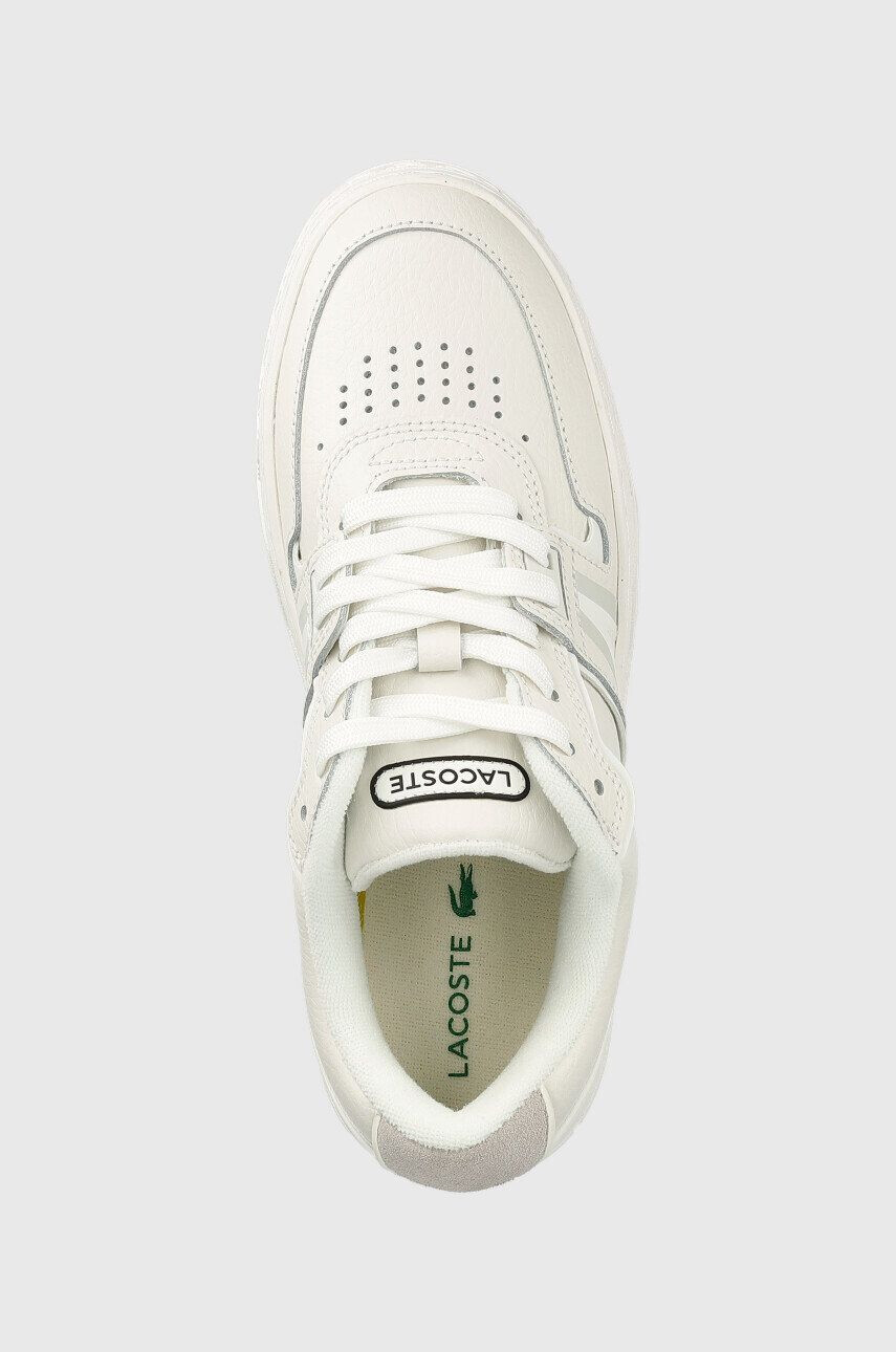 Lacoste sneakers din piele L001 culoarea alb - Pled.ro