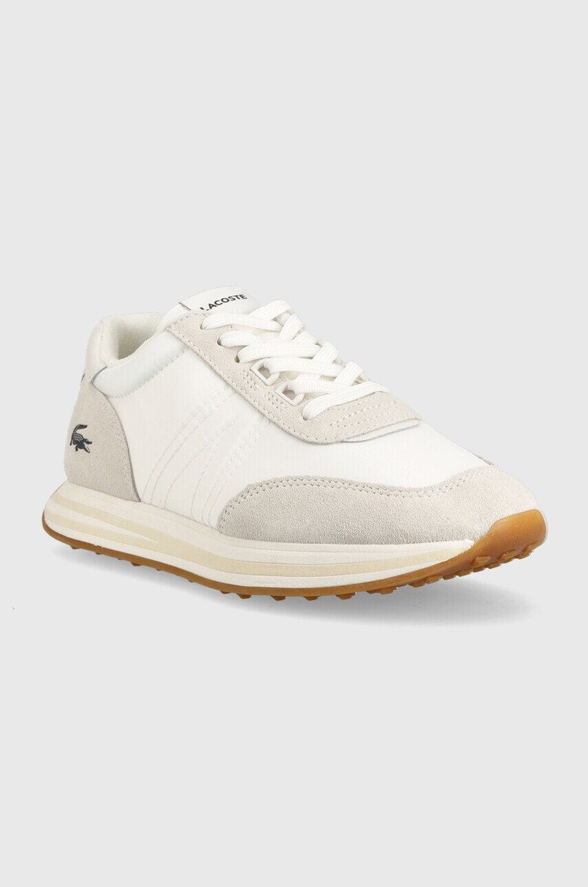 Lacoste sneakers L-spin culoarea alb - Pled.ro