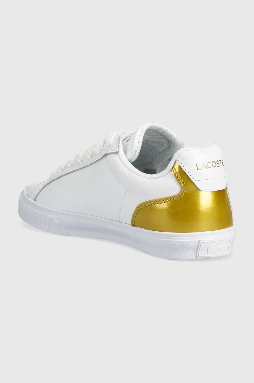 Lacoste sneakers Lerond Pro culoarea alb 45CFA0027 - Pled.ro