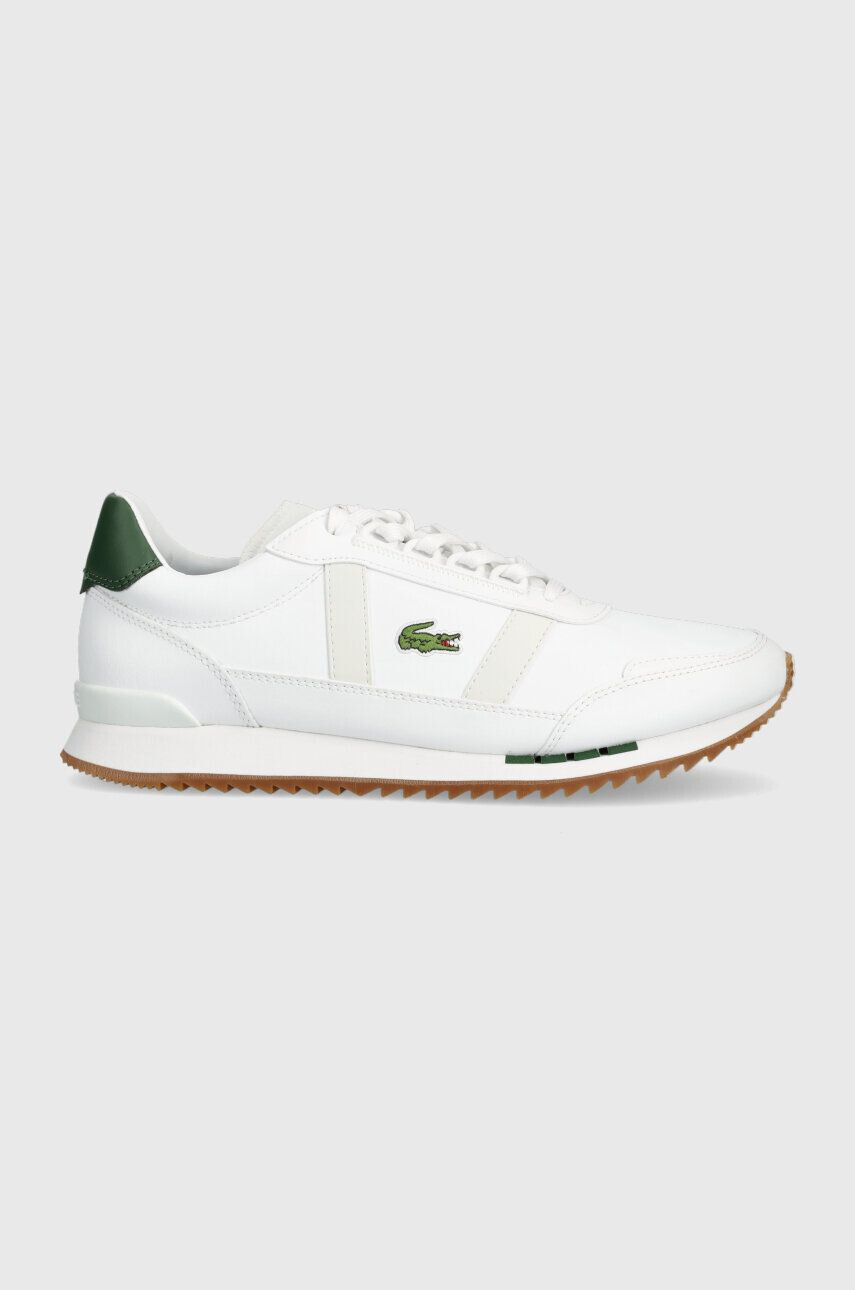 Lacoste sneakers PARTNER RETRO HEEL POP culoarea alb 45SMA0125 - Pled.ro