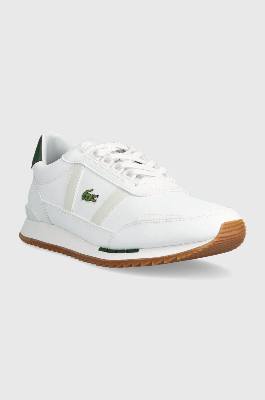 Lacoste sneakers PARTNER RETRO HEEL POP culoarea alb 45SMA0125 - Pled.ro