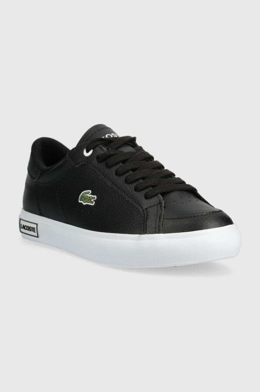 Lacoste sneakers POWERCOURT culoarea negru 44SFA0077 - Pled.ro