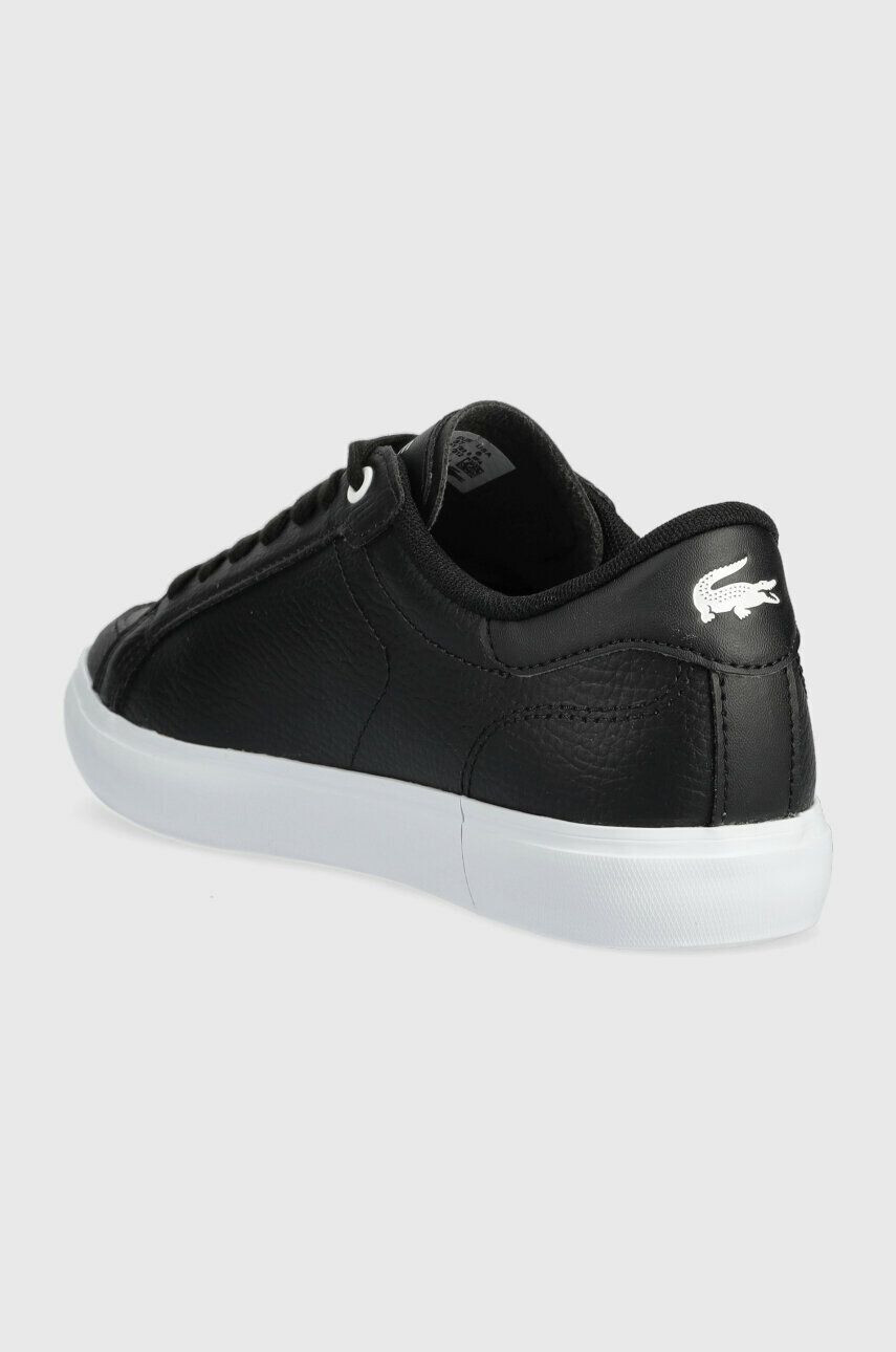 Lacoste sneakers POWERCOURT culoarea negru 44SFA0077 - Pled.ro