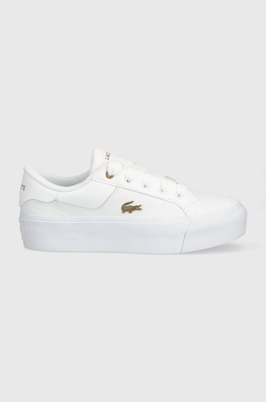 Lacoste sneakers Ziane Platform culoarea alb 45CFA0013 - Pled.ro