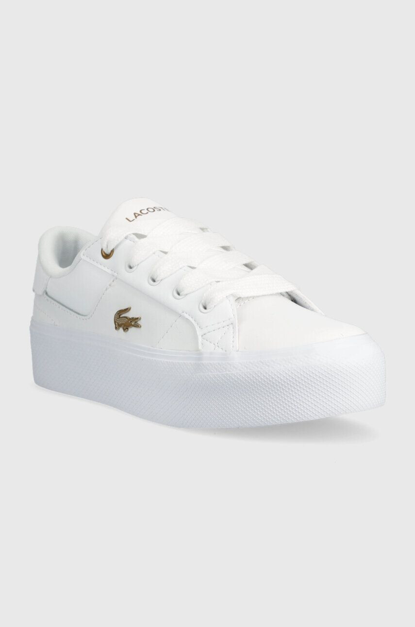 Lacoste sneakers Ziane Platform culoarea alb 45CFA0013 - Pled.ro