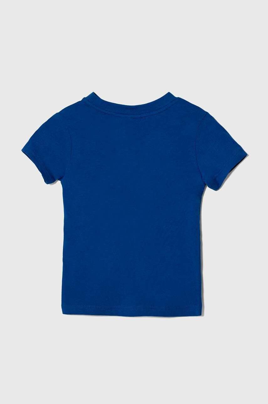 Lacoste tricou de bumbac pentru copii neted - Pled.ro