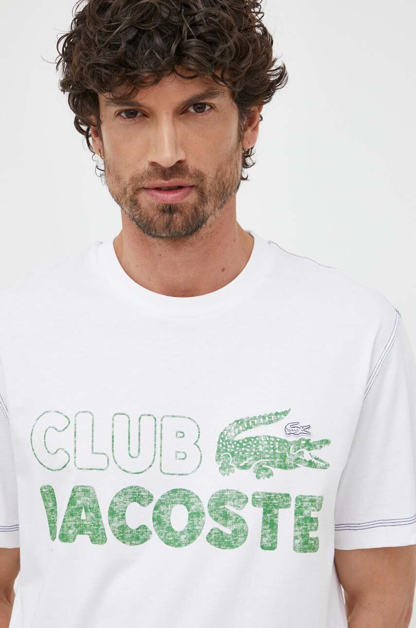 Lacoste tricou din bumbac culoarea verde TF5441-001 - Pled.ro