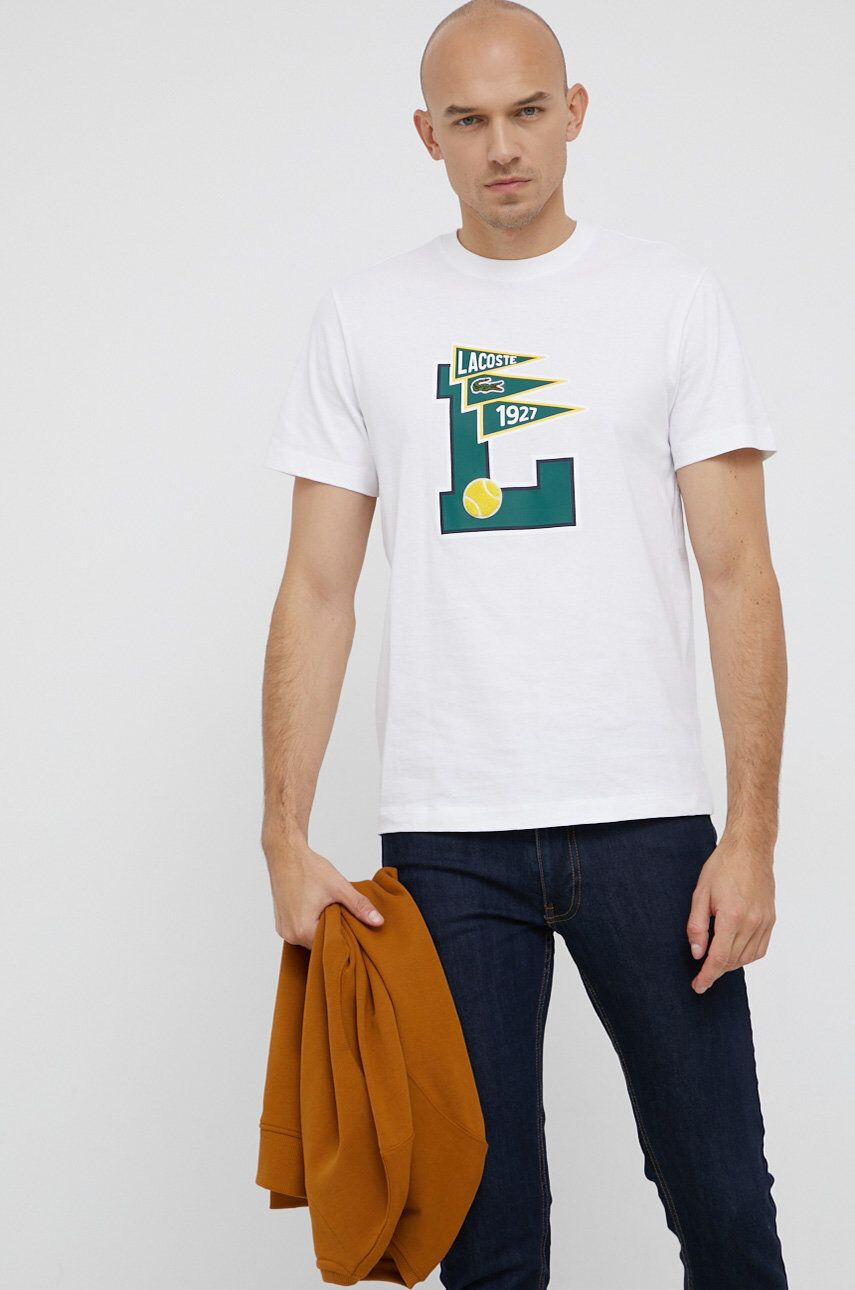 Lacoste tricou din bumbac - Pled.ro