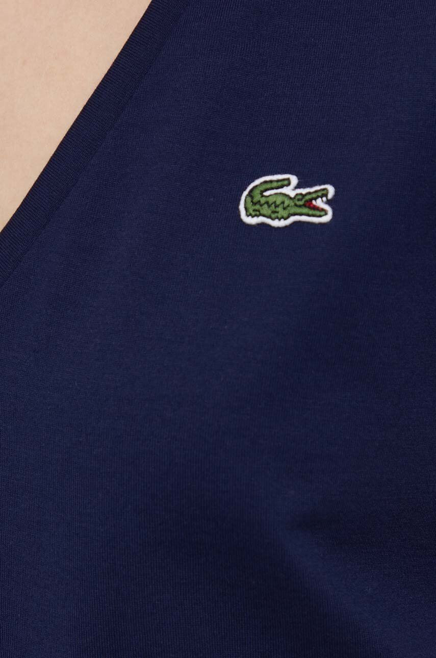 Lacoste tricou din bumbac culoarea albastru marin TF8392-CPM - Pled.ro