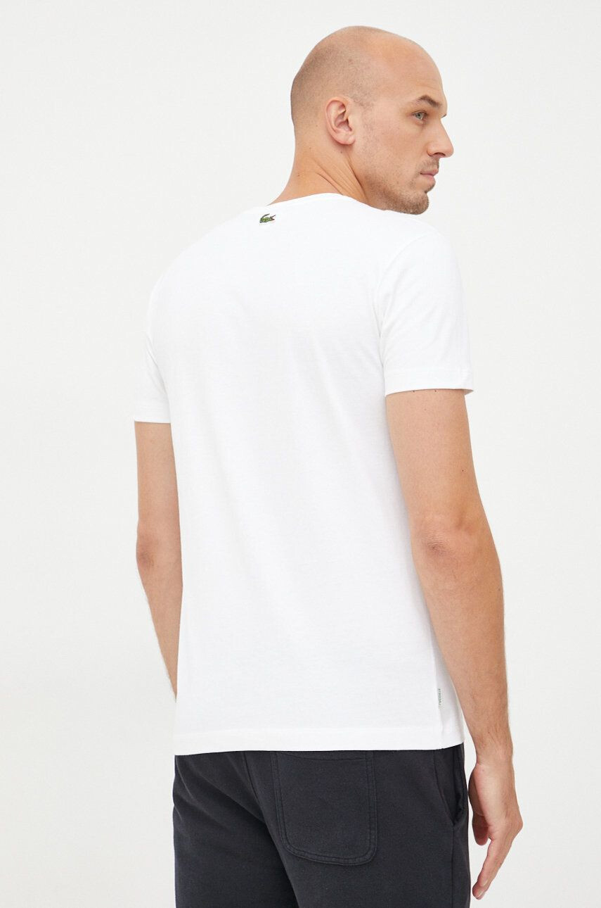 Lacoste tricou din bumbac culoarea albastru marin TF9424-166 - Pled.ro