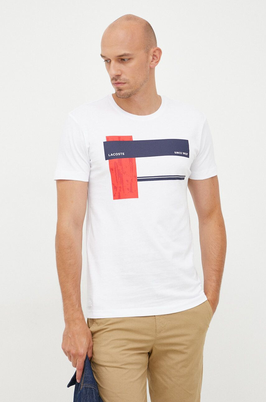 Lacoste tricou din bumbac - Pled.ro