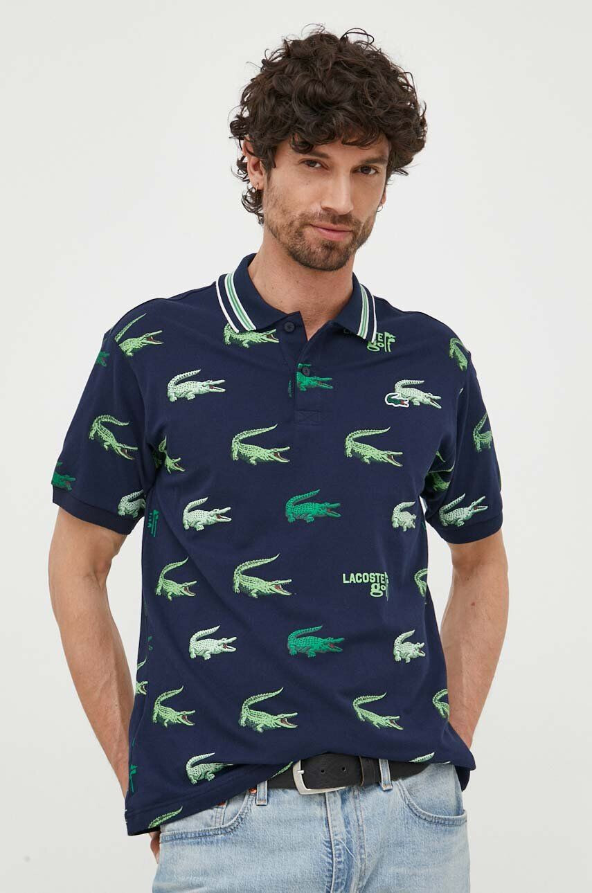 Lacoste tricou polo barbati culoarea albastru marin modelator - Pled.ro