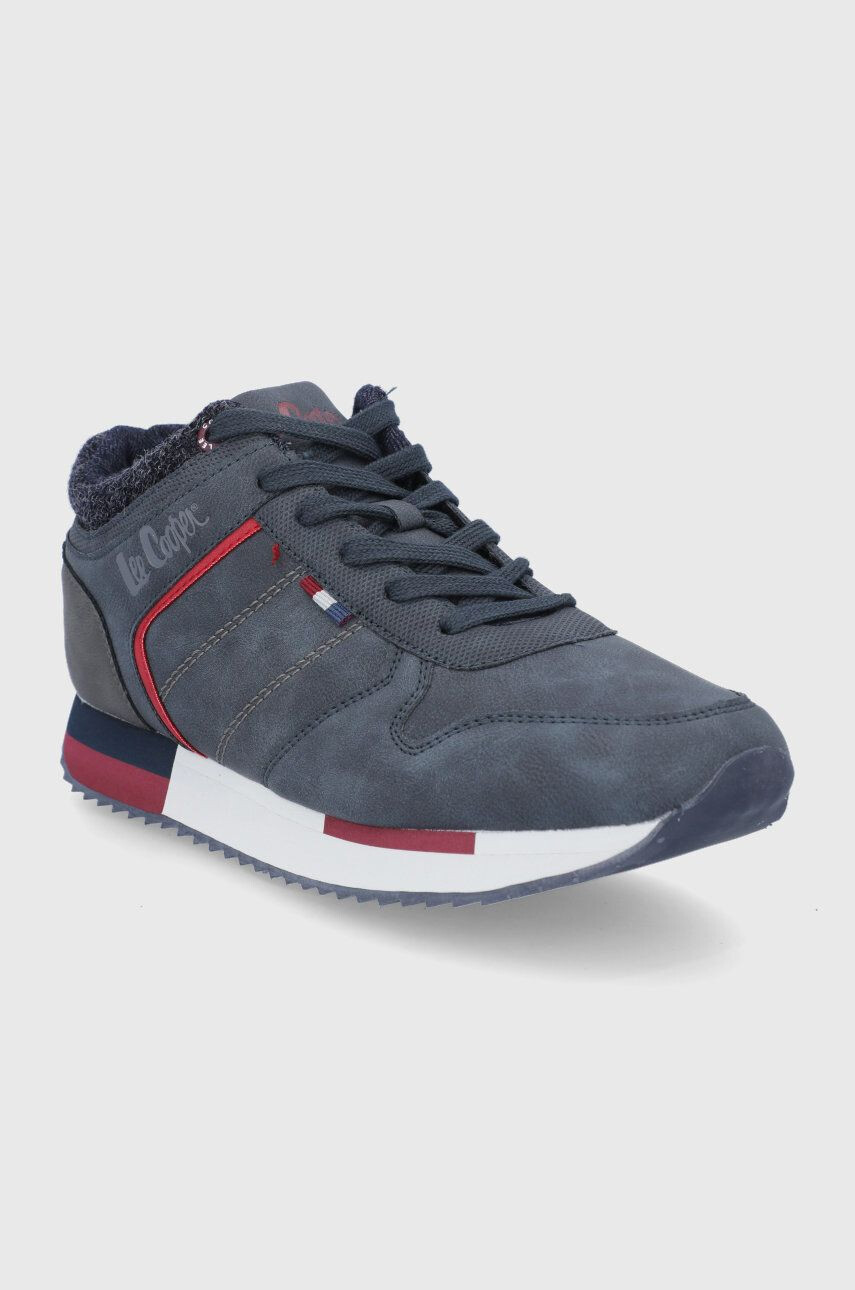 Lee Cooper Pantofi bărbați culoarea albastru marin - Pled.ro