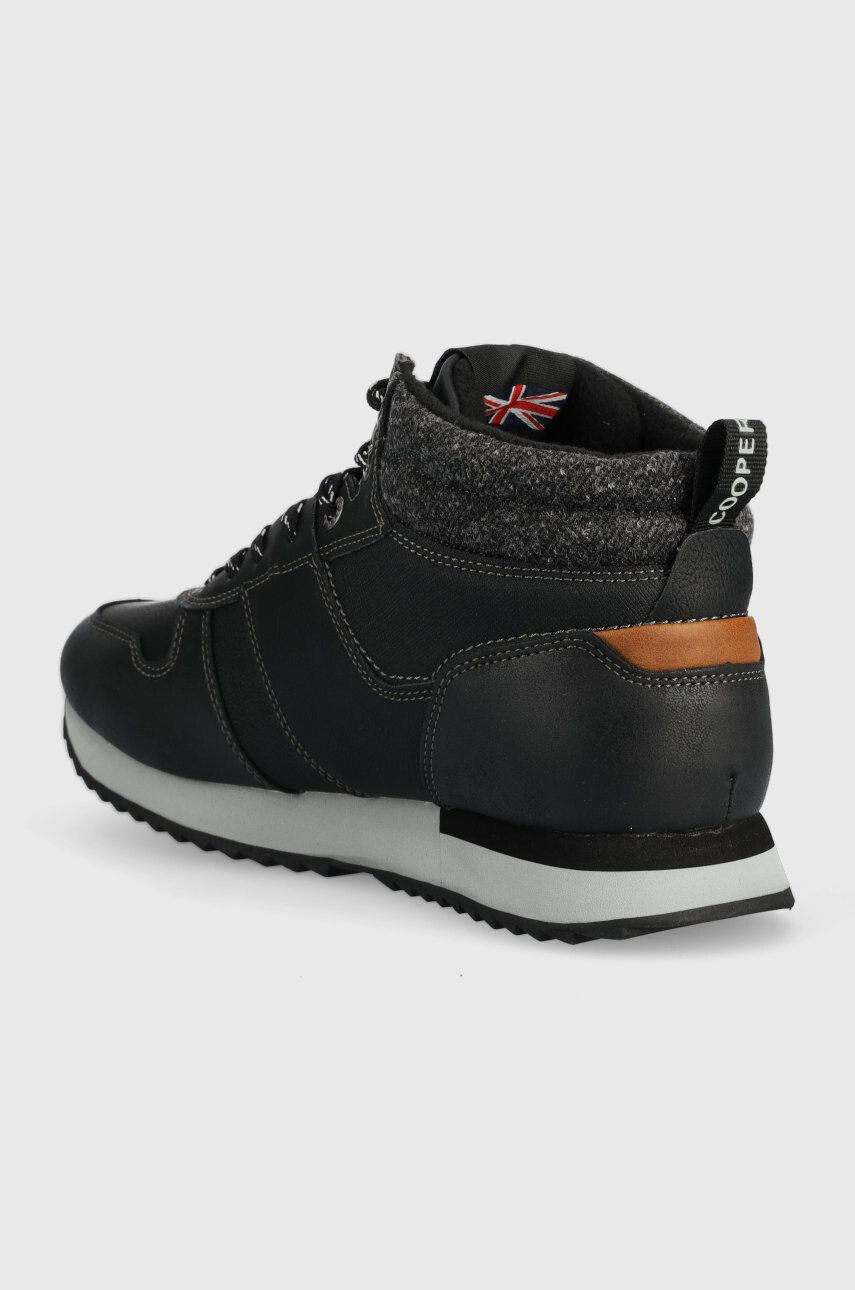 Lee Cooper pantofi barbati culoarea negru - Pled.ro