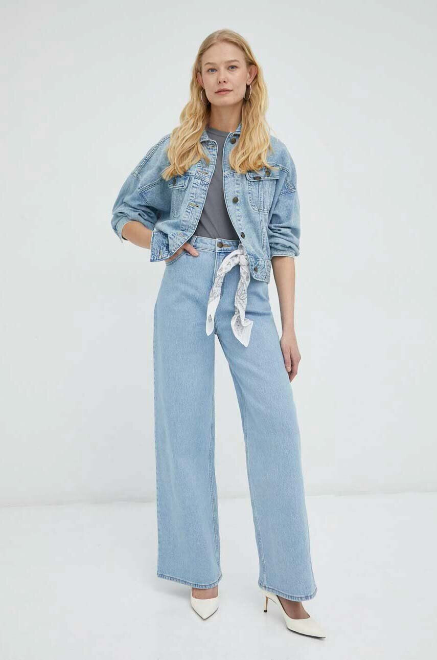 Lee geaca jeans femei de tranzitie oversize - Pled.ro