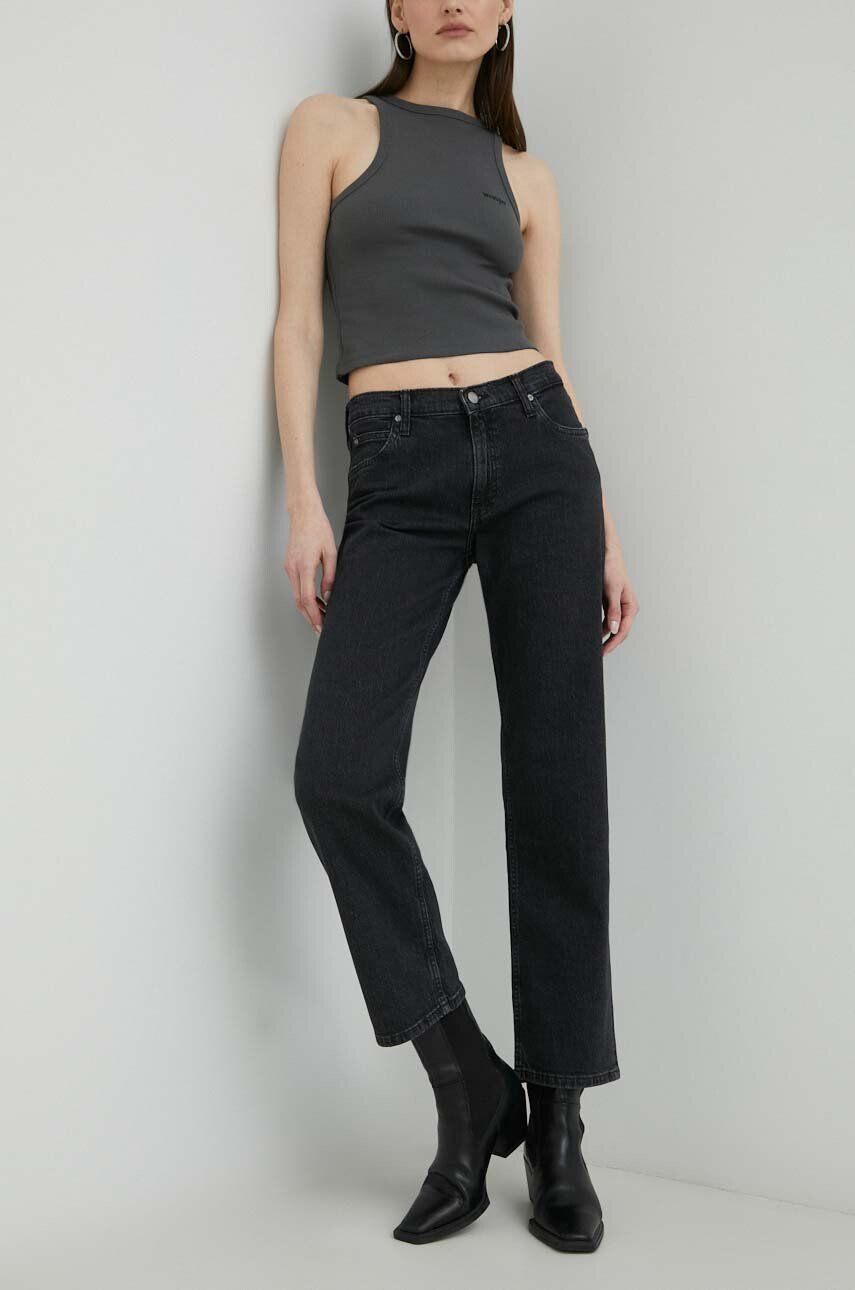 Lee jeansi Jane femei medium waist - Pled.ro