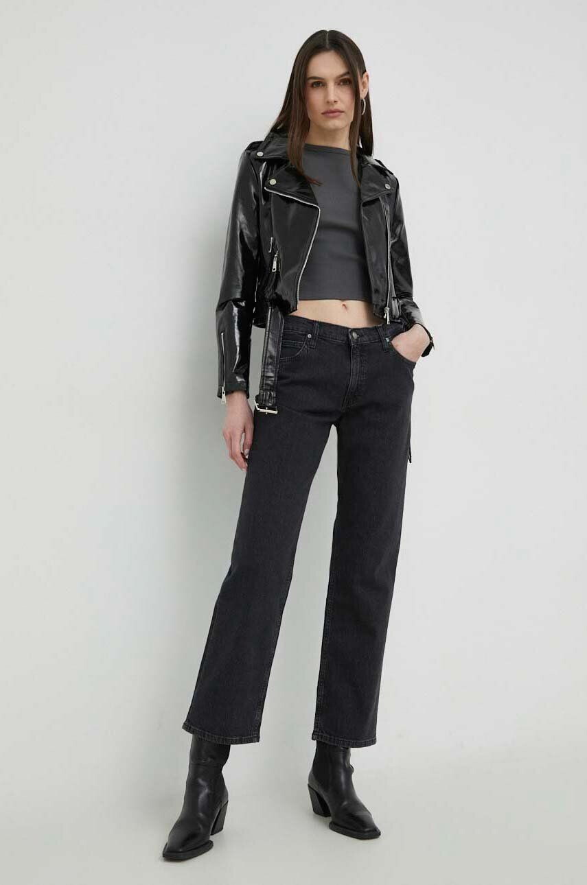 Lee jeansi Jane femei medium waist - Pled.ro