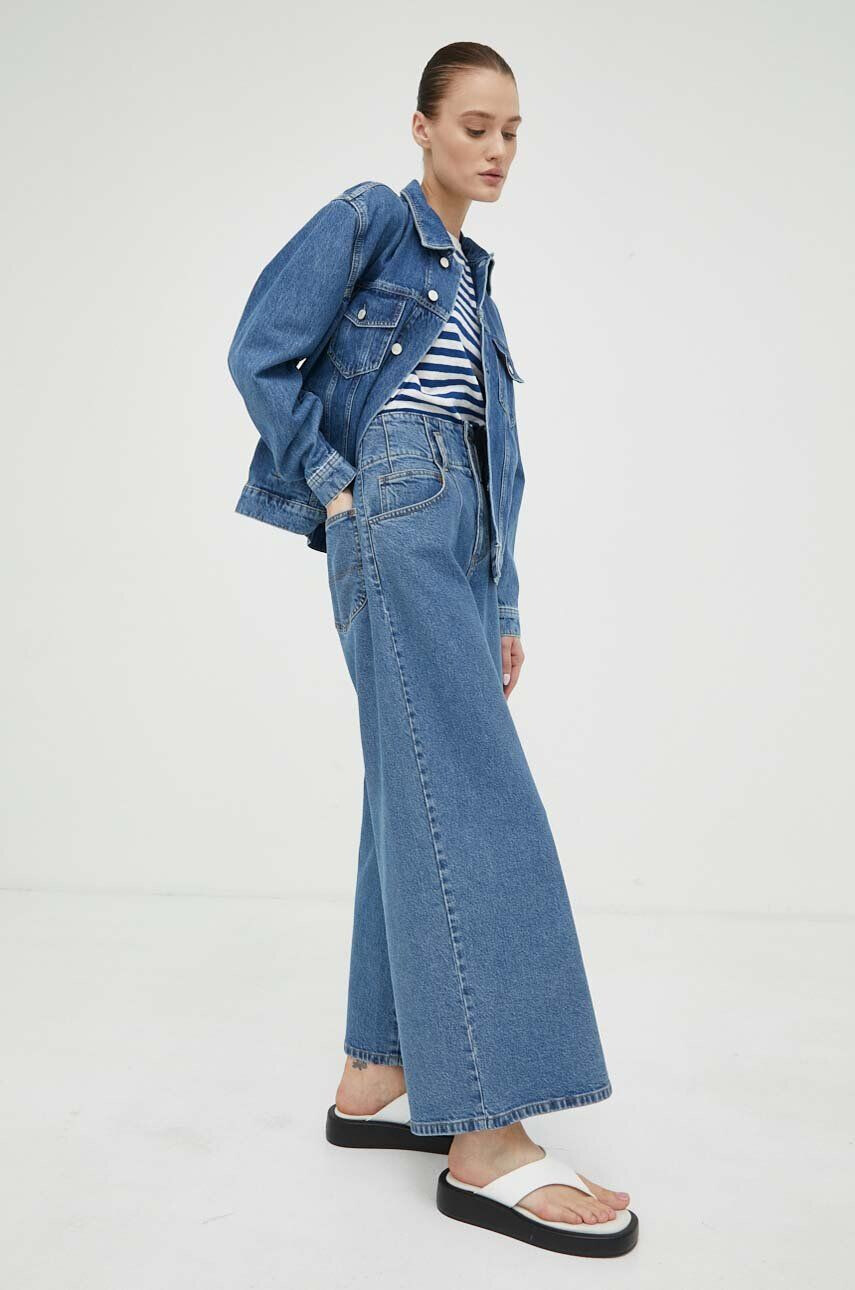 Lee jeansi Pleated Straight Leg femei - Pled.ro