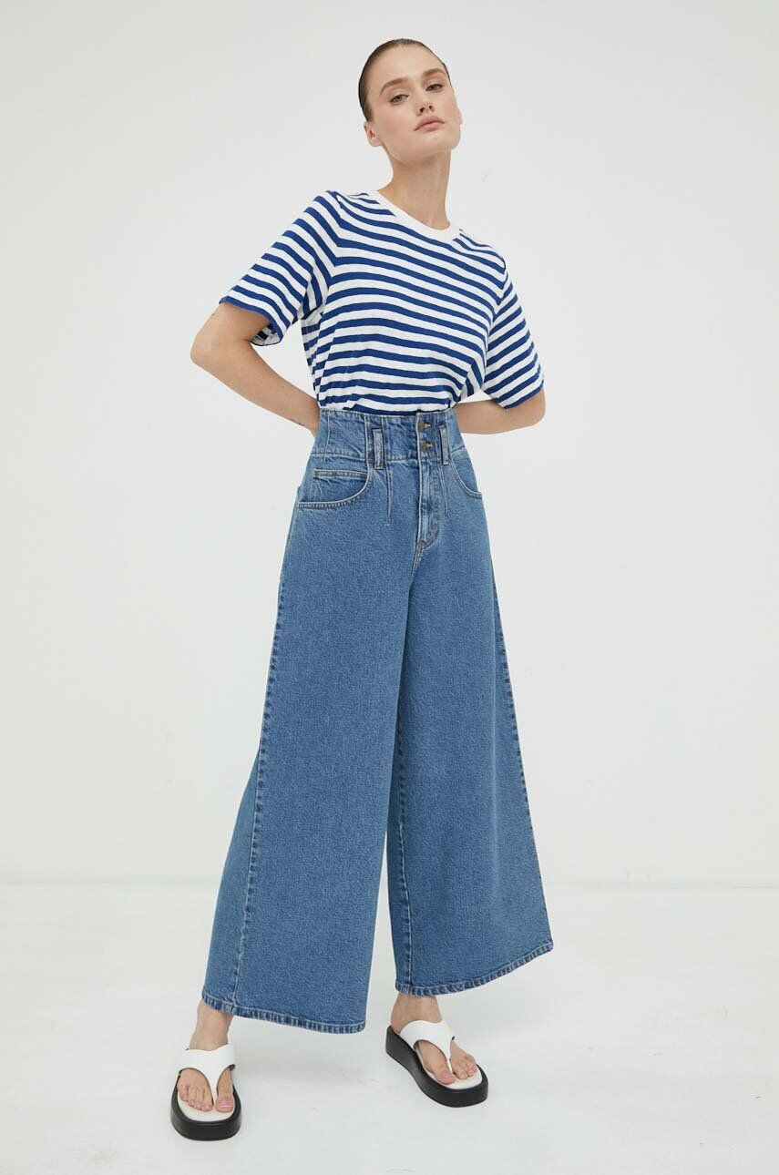 Lee jeansi Pleated Straight Leg femei - Pled.ro