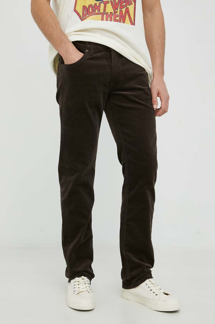 Lee pantaloni de catifea cord Daren Zip Fly Umber - Pled.ro