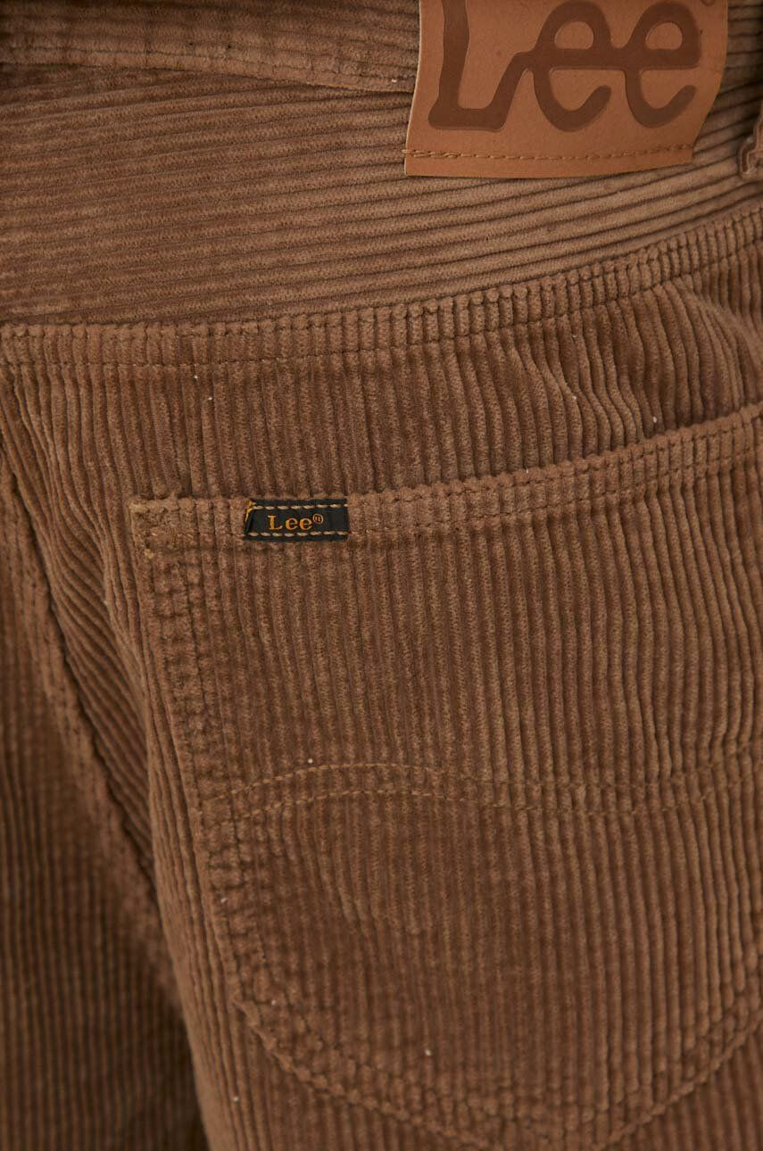 Lee pantaloni de catifea cord Easton Umber barbati culoarea maro drept - Pled.ro