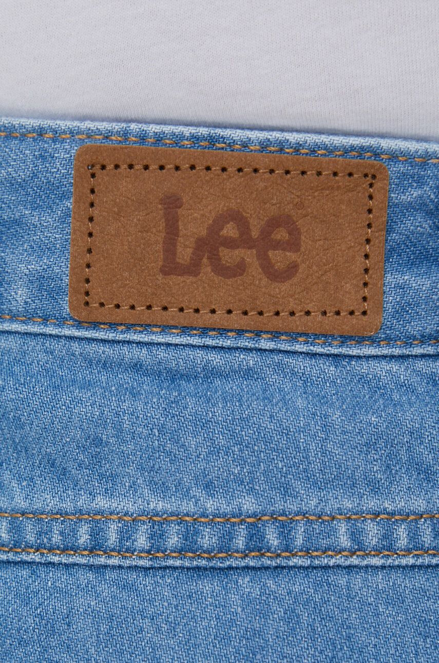 Lee pantaloni scurti jeans barbati culoarea bej - Pled.ro