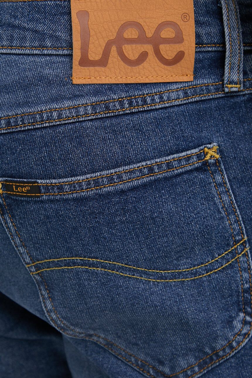 Lee pantaloni scurti jeans barbati culoarea albastru marin - Pled.ro