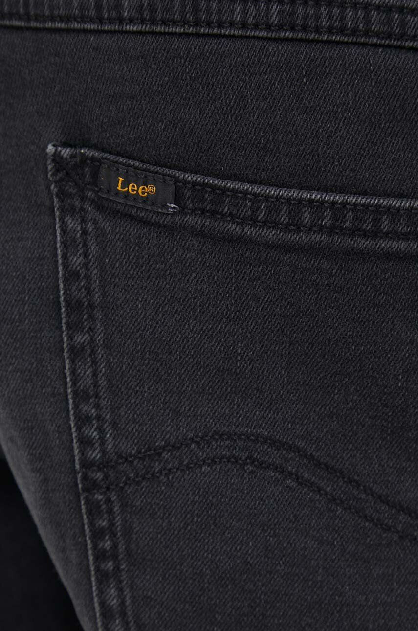 Lee pantaloni scurti jeans barbati culoarea negru - Pled.ro