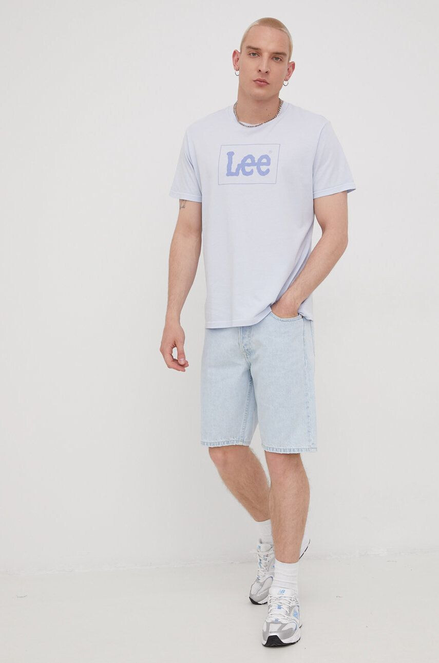 Lee tricou din bumbac - Pled.ro