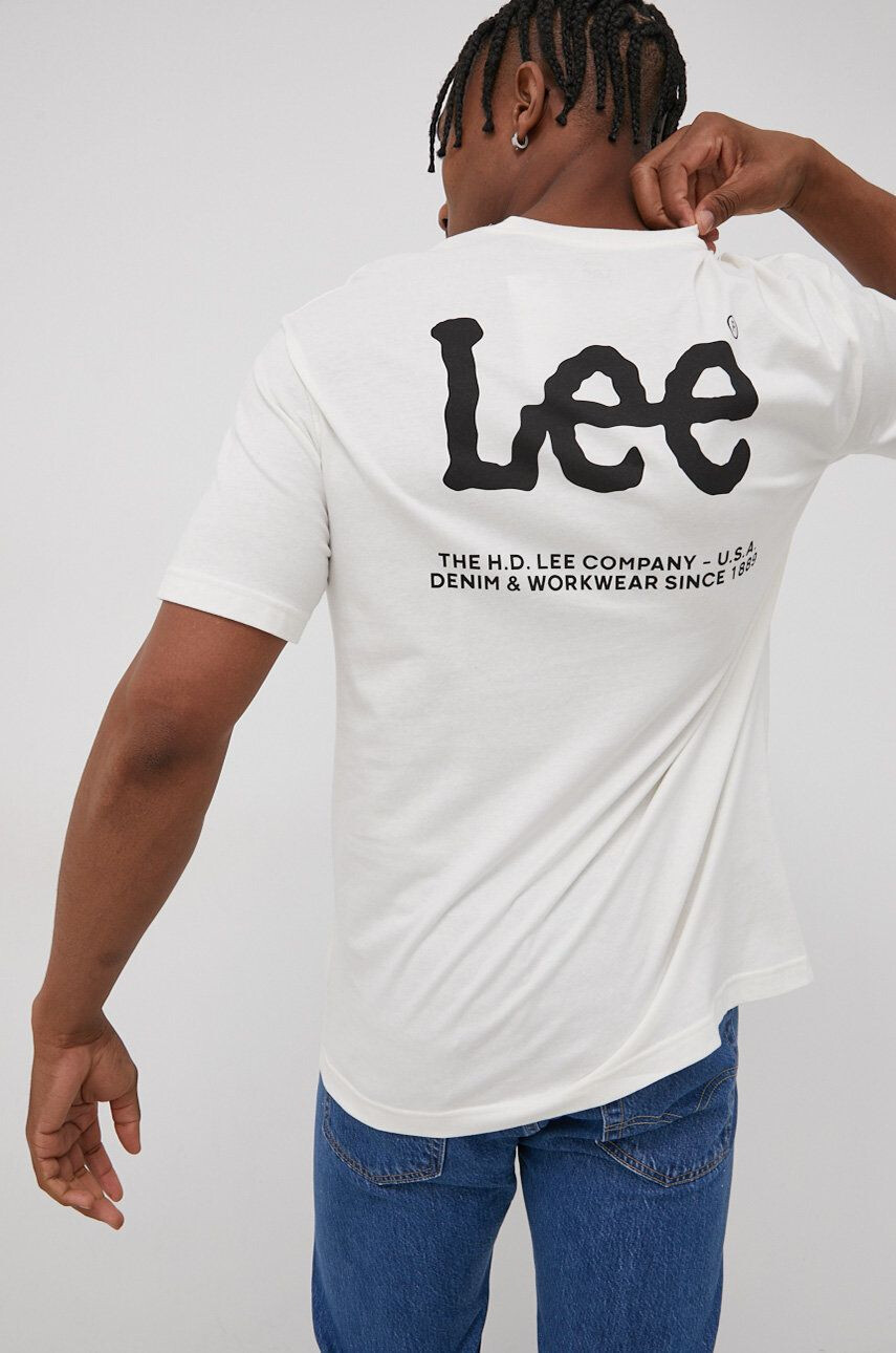 Lee tricou din bumbac - Pled.ro