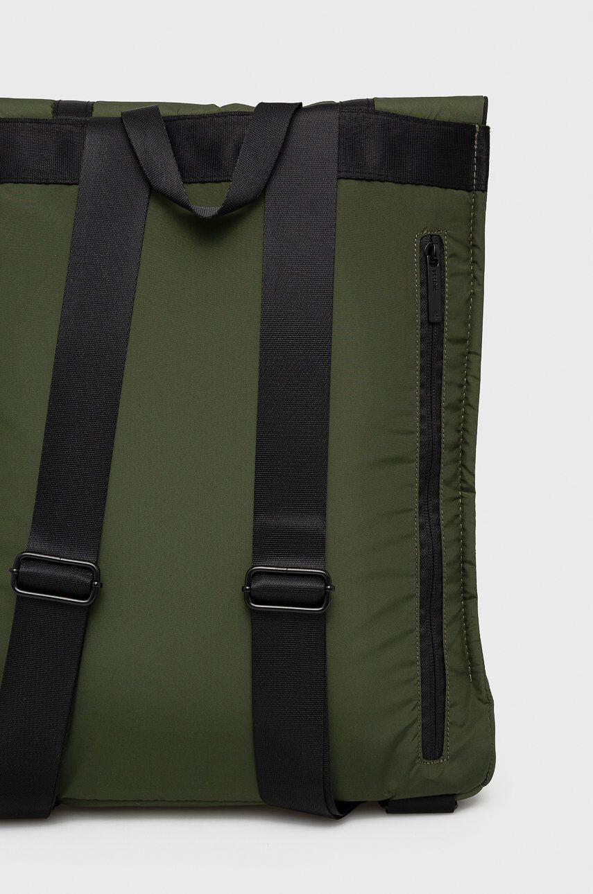 Lefrik Rucsac bărbați culoarea verde mare material neted - Pled.ro