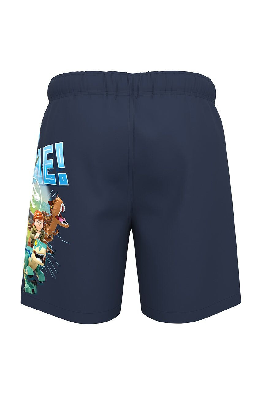 Lego Wear pantaloni scurti copii culoarea albastru marin - Pled.ro