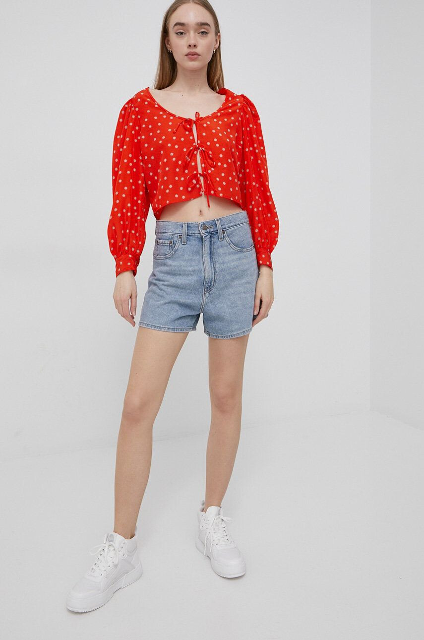 Levi's bluza femei culoarea rosu - Pled.ro