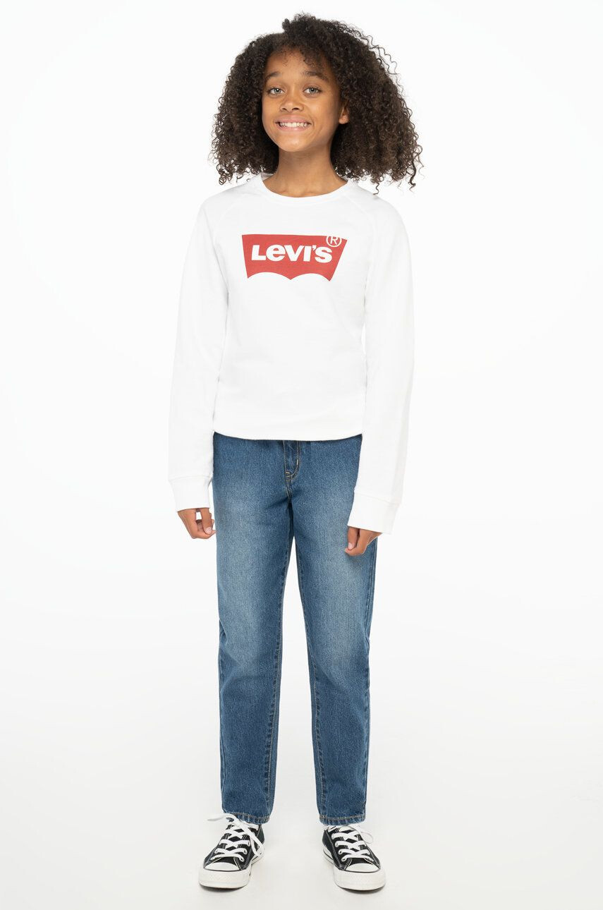 Levi's bluza copii culoarea roz cu imprimeu - Pled.ro