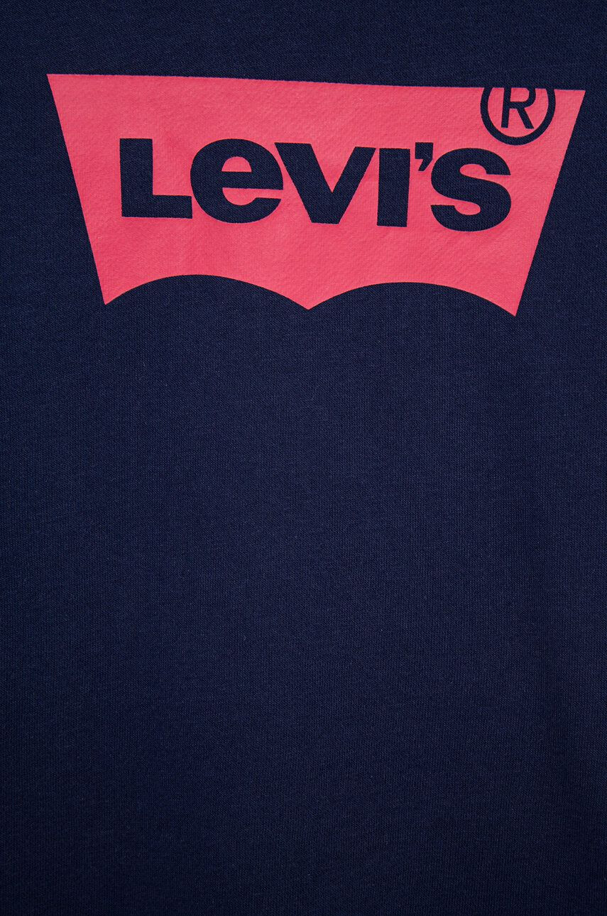 Levi's bluza copii culoarea albastru marin cu imprimeu - Pled.ro