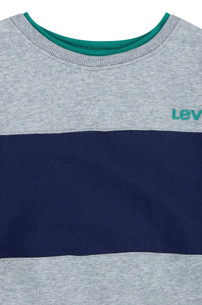 Levi's bluza copii culoarea rosu cu glugă cu imprimeu - Pled.ro