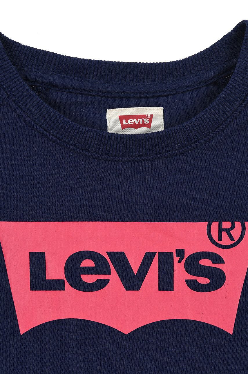 Levi's bluza copii culoarea albastru marin cu imprimeu - Pled.ro