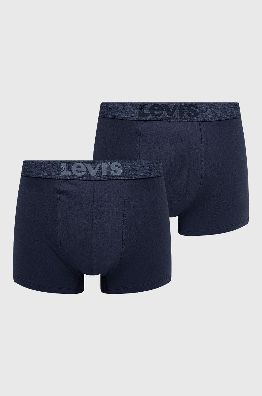 Levi's Boxeri (2-pack) culoarea albastru marin - Pled.ro