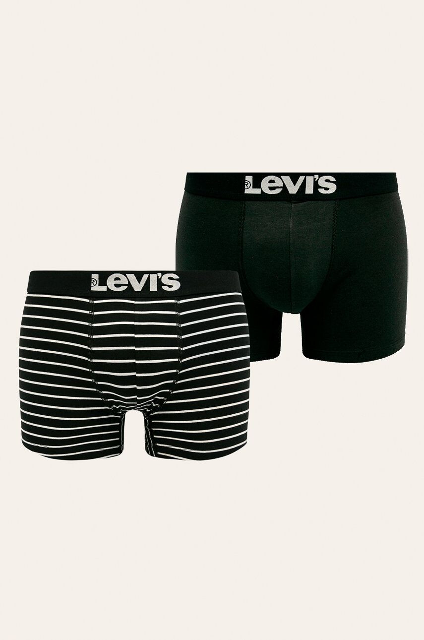 Levi's Boxeri (2-pack) 37149.0212-jetblack - Pled.ro