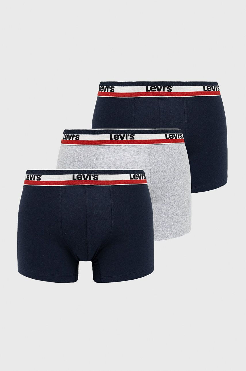 Levi's Boxeri bărbați culoarea albastru marin 37149.0542-navygreyme - Pled.ro