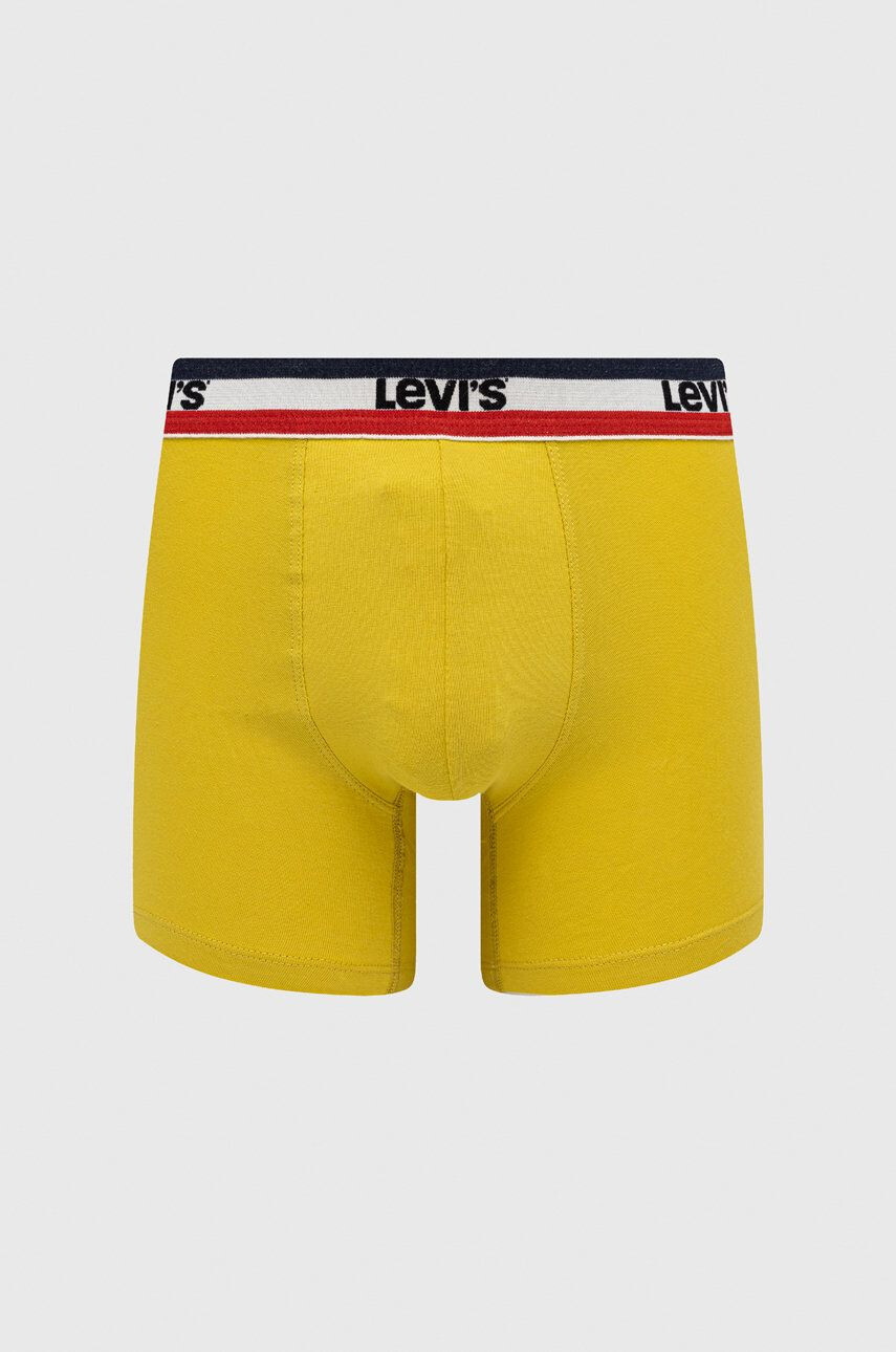 Levi's boxeri (3-pack) 3-pack barbati culoarea verde - Pled.ro