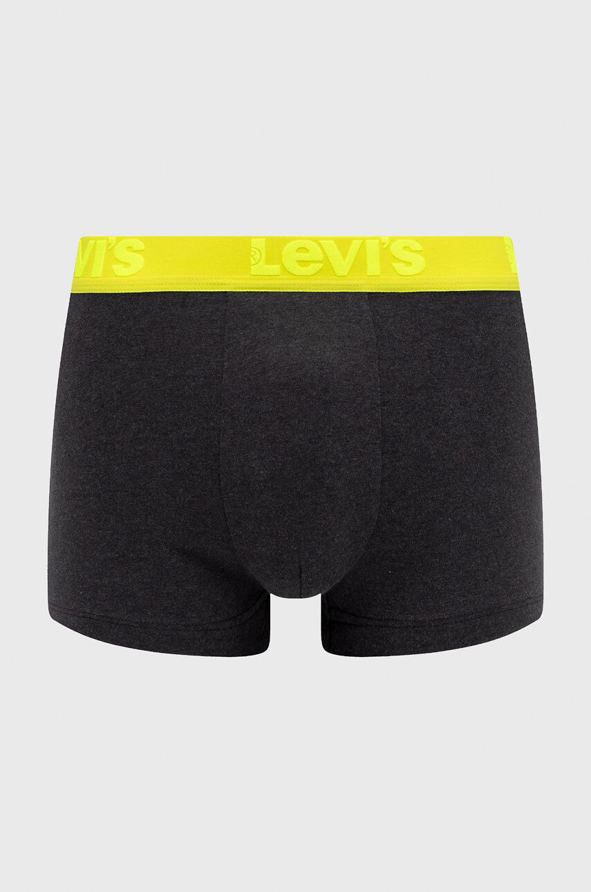 Levi's boxeri (3-pack) 3-pack barbati culoarea gri - Pled.ro