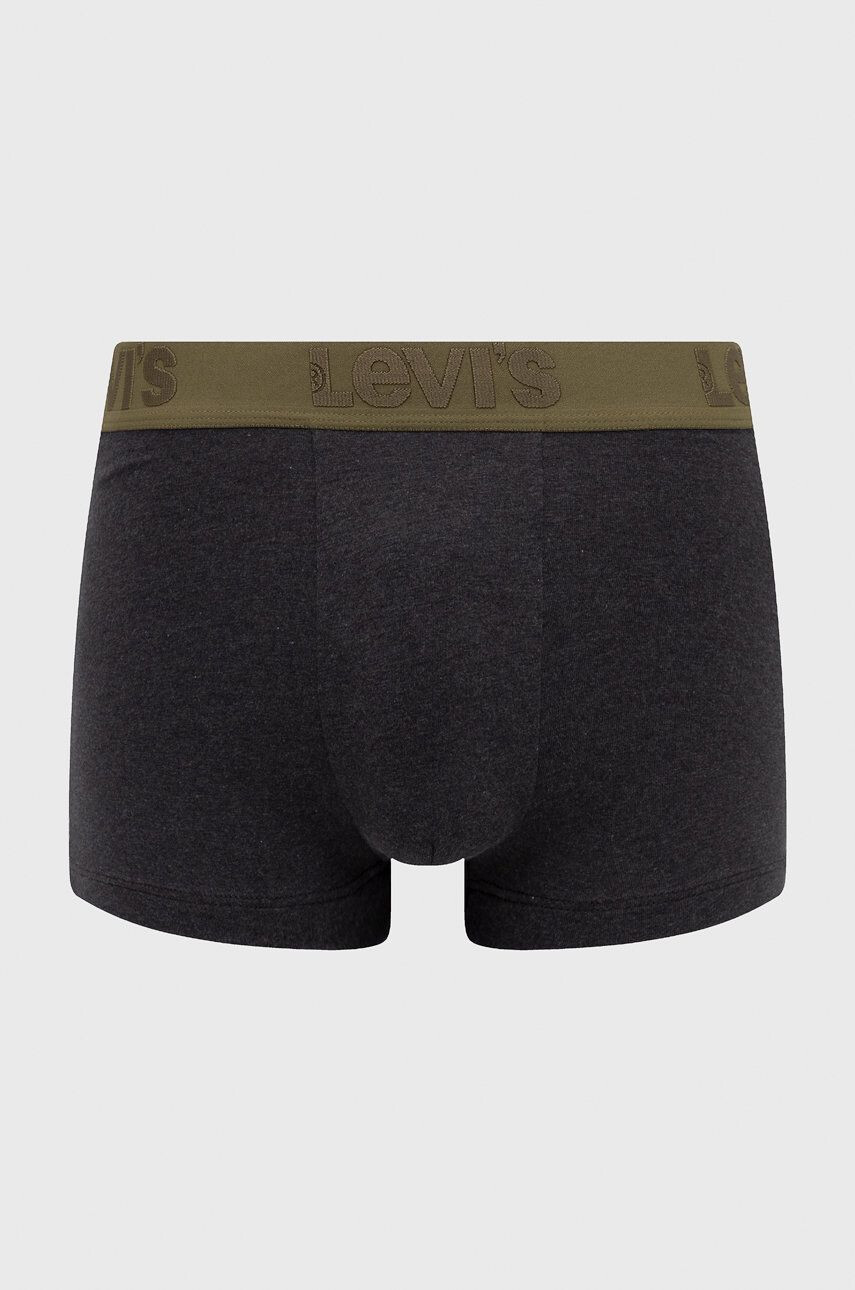 Levi's boxeri (3-pack) 3-pack barbati culoarea gri - Pled.ro