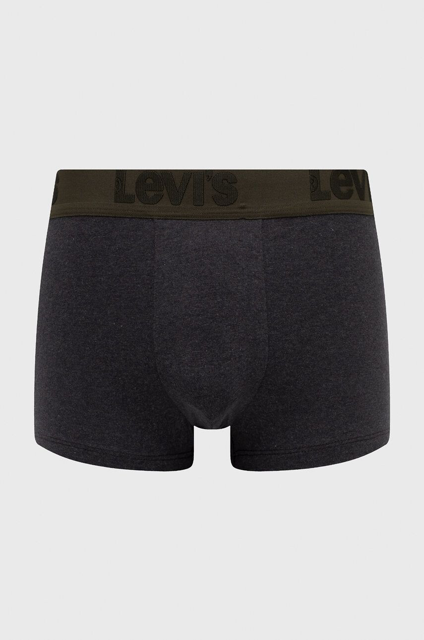 Levi's boxeri (3-pack) 3-pack barbati culoarea gri - Pled.ro