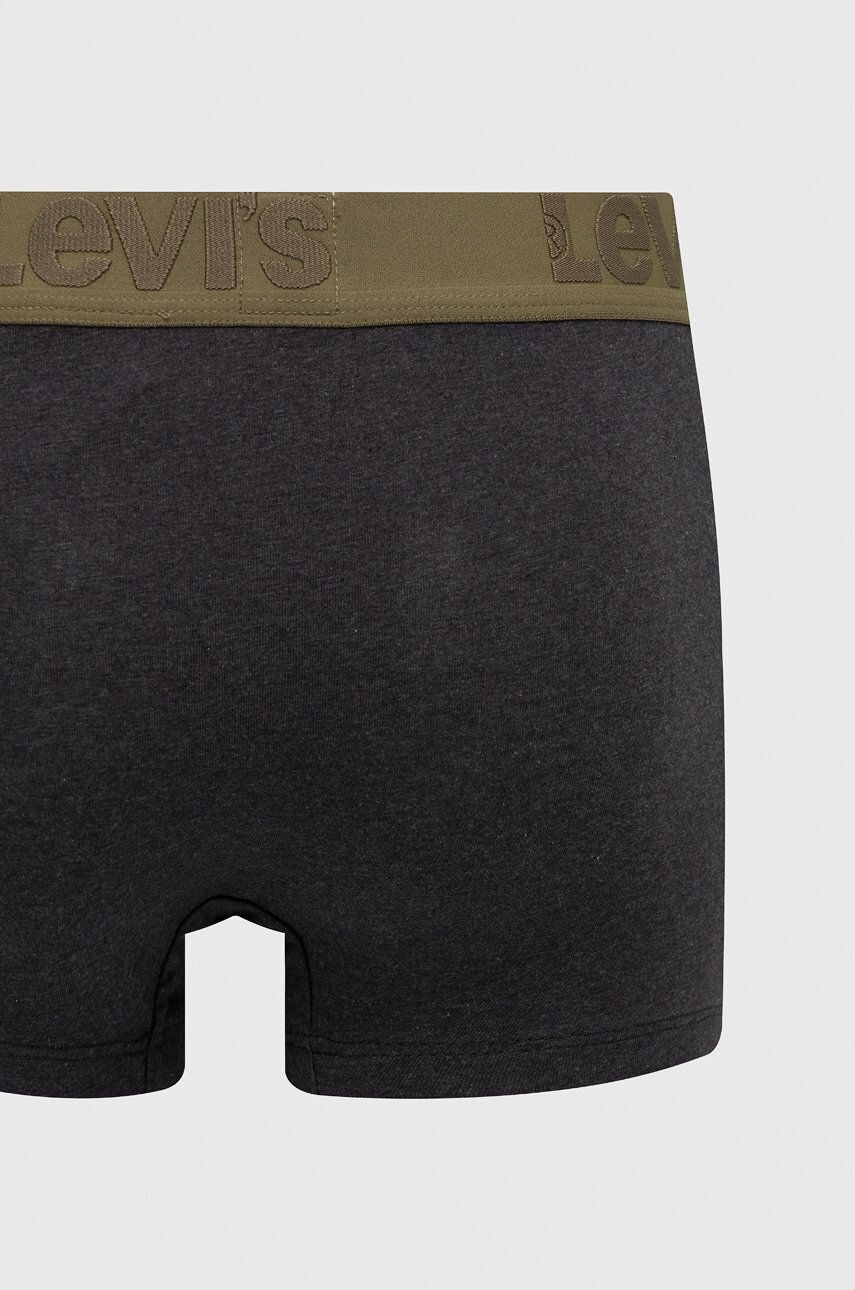 Levi's boxeri (3-pack) 3-pack barbati culoarea gri - Pled.ro