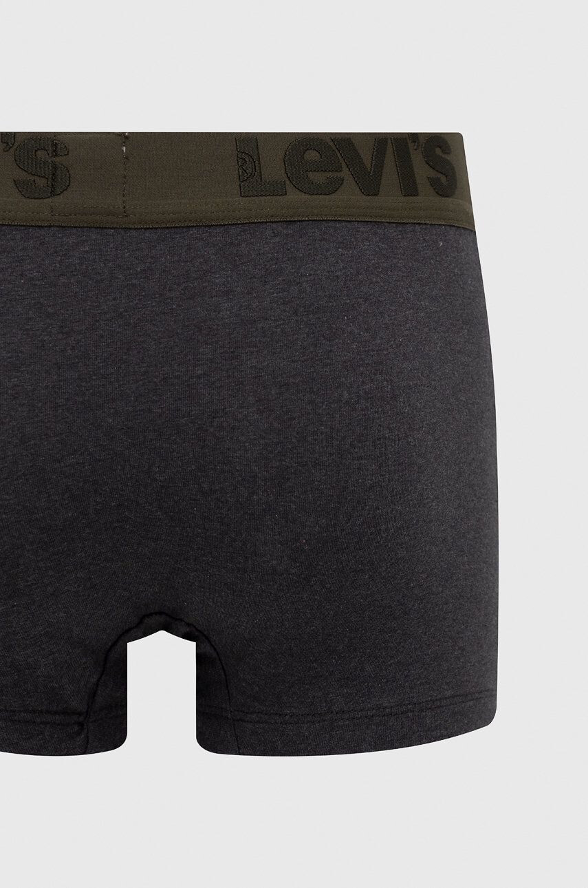 Levi's boxeri (3-pack) 3-pack barbati culoarea gri - Pled.ro