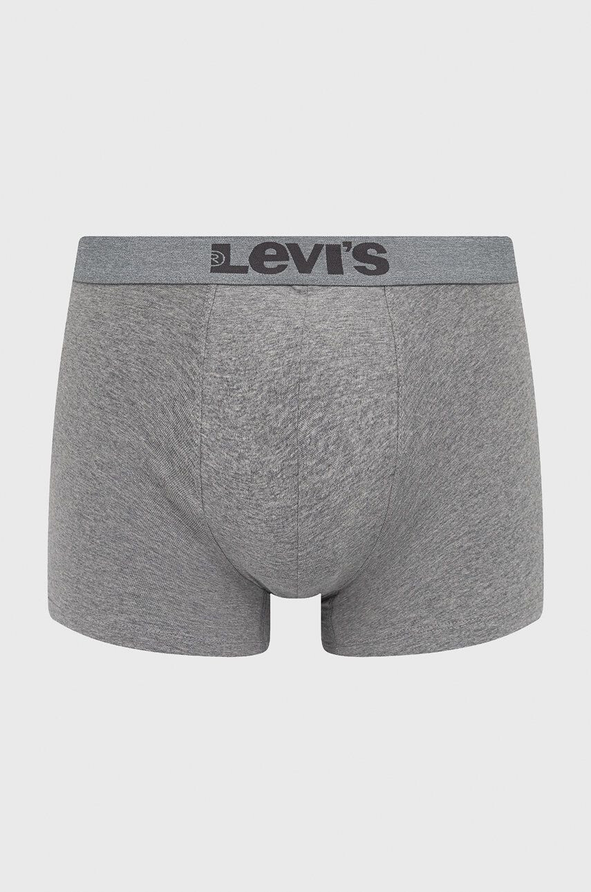 Levi's boxeri (2-pack) barbati culoarea gri - Pled.ro