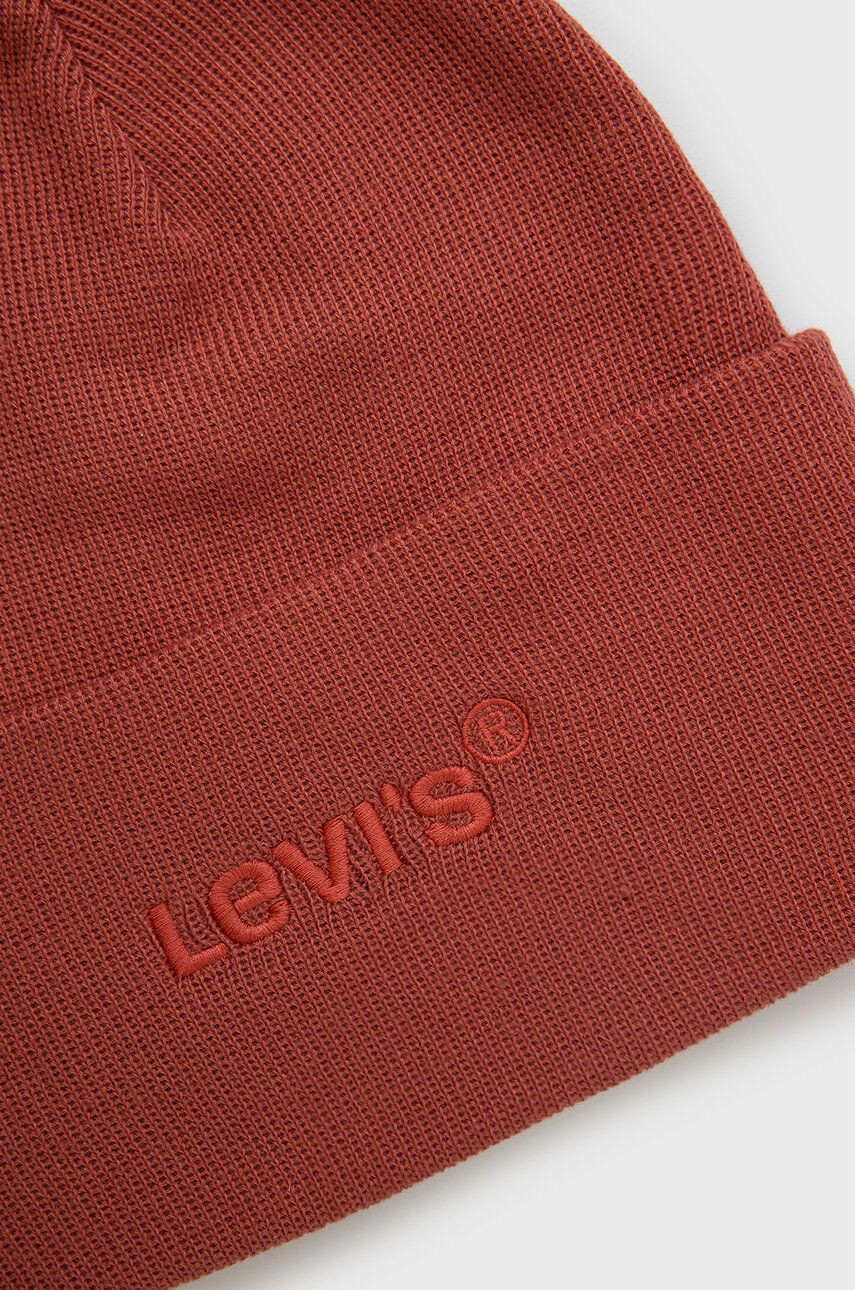 Levi's caciula culoarea portocaliu cu imprimeu - Pled.ro