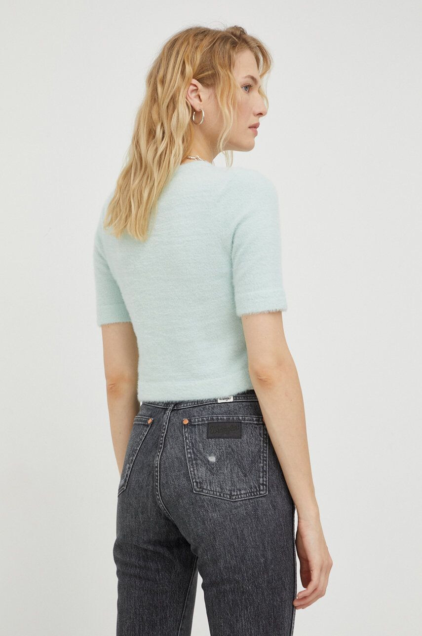 Levi's cardigan femei culoarea turcoaz light - Pled.ro