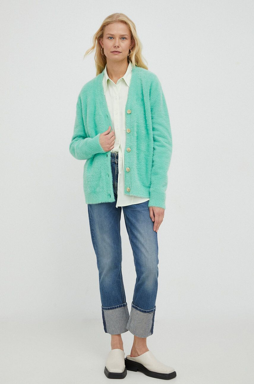 Levi's cardigan femei culoarea verde light - Pled.ro